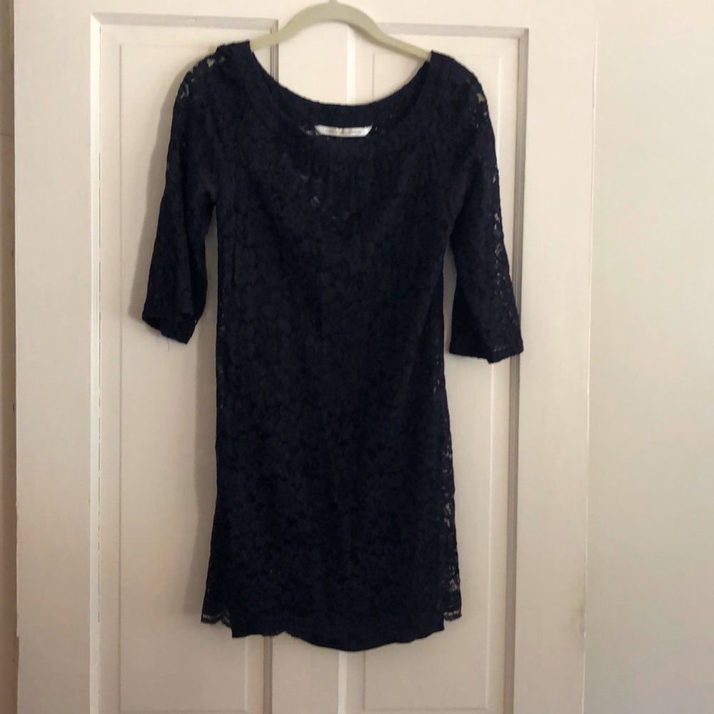 Diane von Furstenberg navy dress